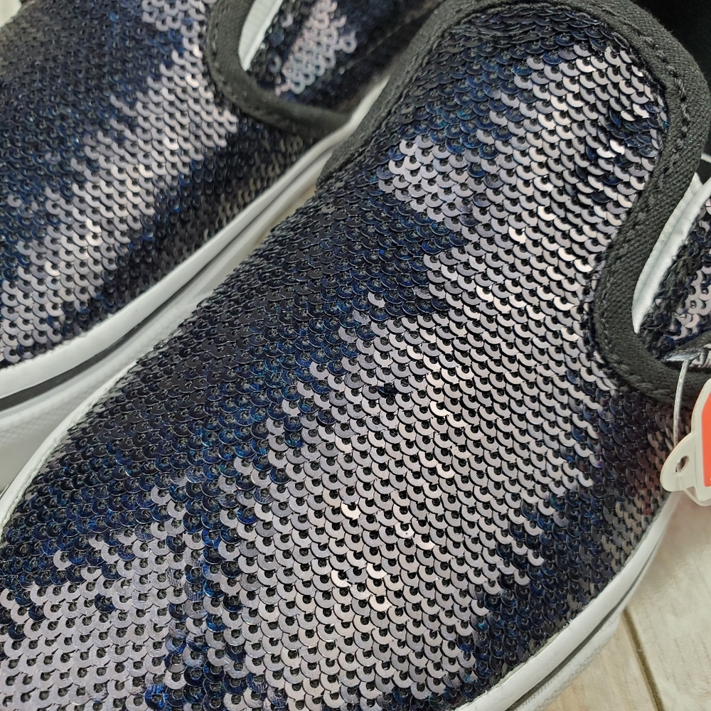Vans Classic Slip On Micro Sequins Black - Picture 3 of 9